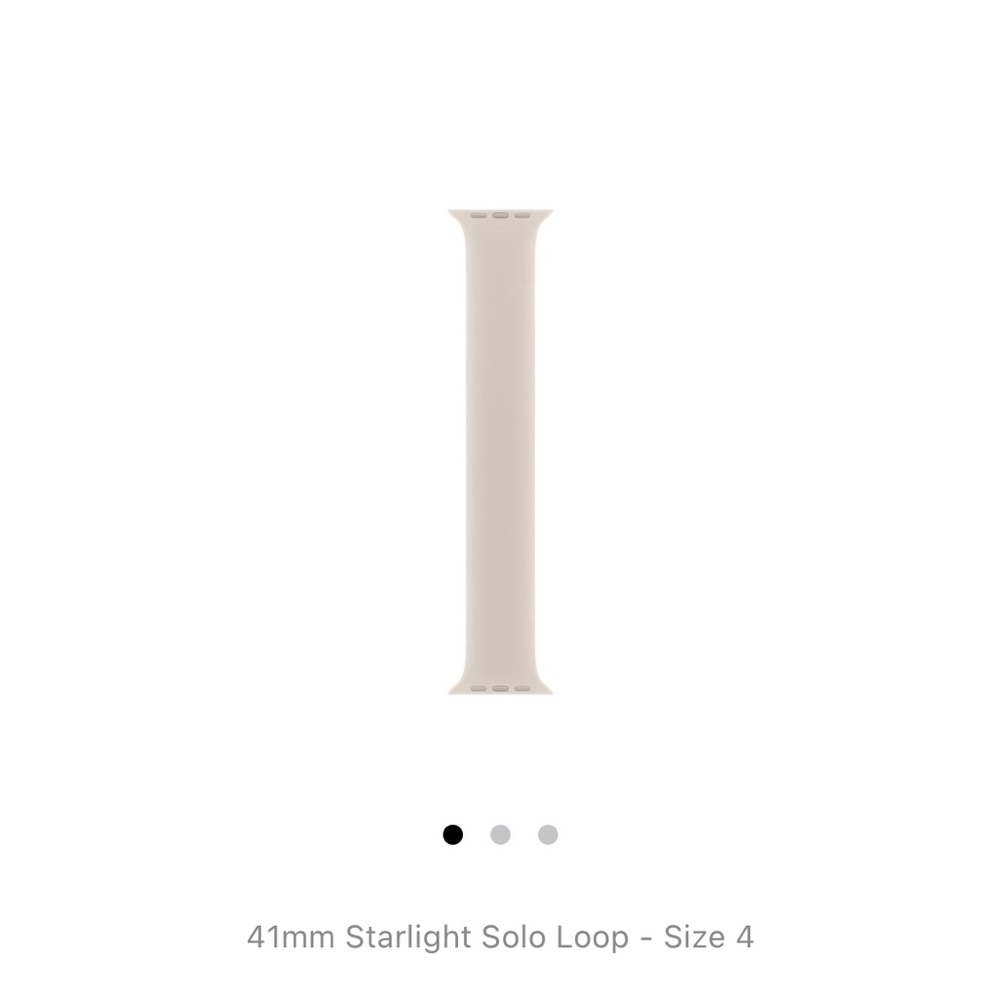 Apple Watch Band - Starlight Solo Loop